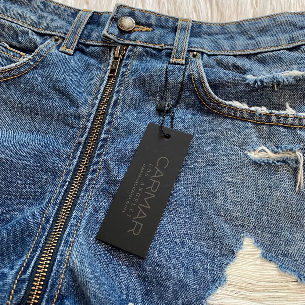 LF Carman Denim full Zip Shorts! - Picture 3 of 6